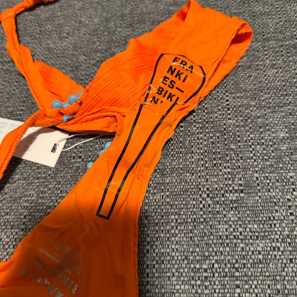 Frankie's Bikinis Bright Orange Bikini Set - Picture 5 of 6